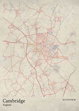 Cambridge city map