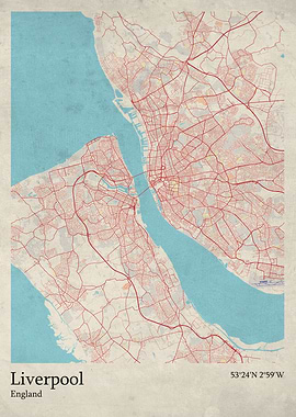 Liverpool city map
