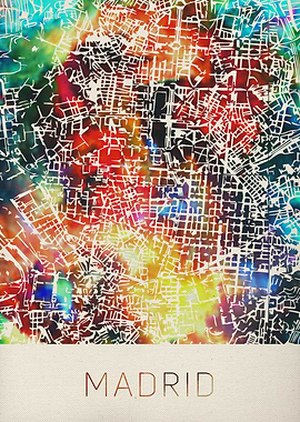 Madrid Street Map