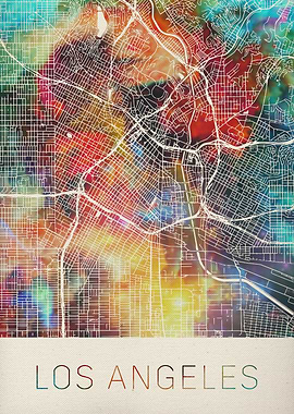 Los Angeles Street Map