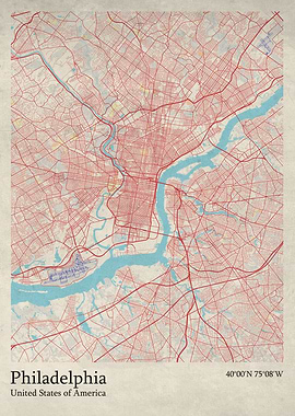 Philadelphia city map