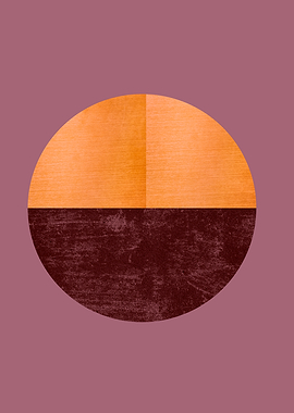 Black and Gold Circle 15