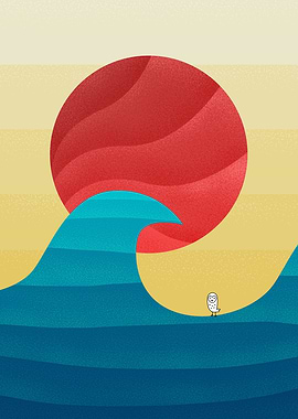 The perfect summer wave