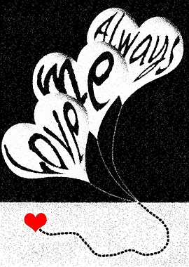 'Lovers Balloons' Twin B