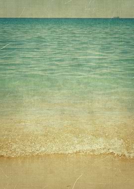 Vintage beach abstract