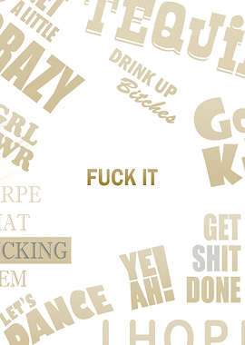 FCK IT white edition