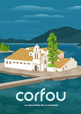 Corfu, Vlacherna Monastery