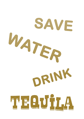 SAVE WATER white edition