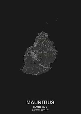 Map of Mauritius