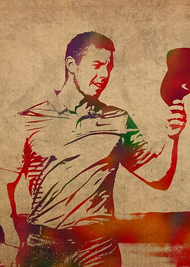 Rory McIlroy Watercolor