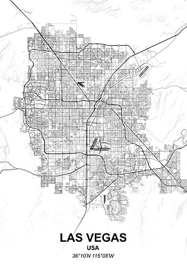 Las Vegas city map