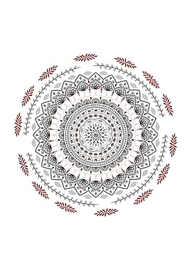 Minimalistic mandala