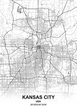 Kansas City city map