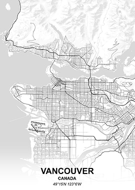 Vancouver city map