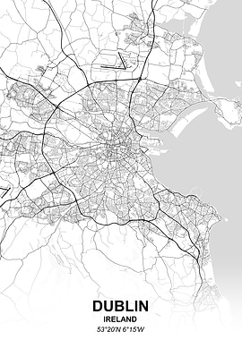 Dublin city map