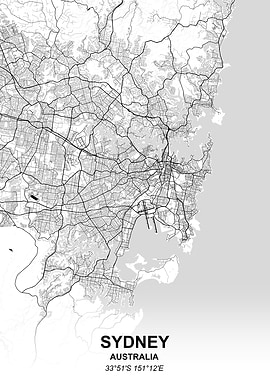 Sydney city map