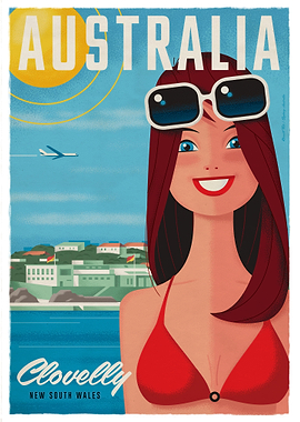 Clovelly Australia Poster