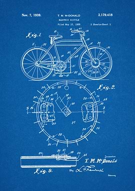 1938 Electric Bicycle