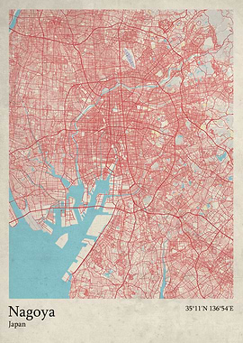 Nagoya city map
