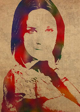 Emily Blunt Watercolor