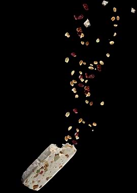 Nougat Sweet Splash in Air