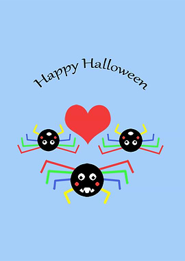 Spiders love Halloween