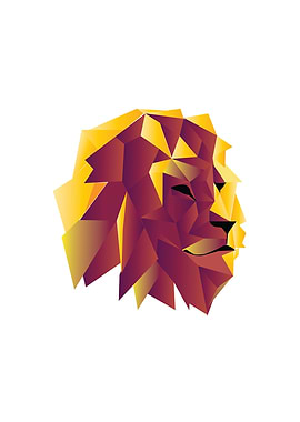 content lion