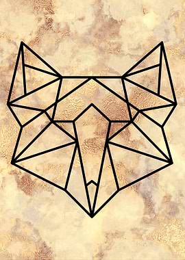 Geometric Fox Art