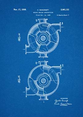 1935 Rotary Engine Constru