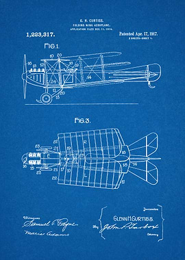 1917 Folding Wing Aeroplan