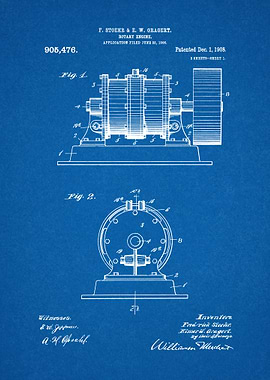 1908 Rotary Engine