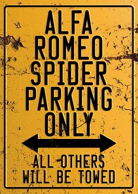 Alfa Romeo Spider Parking
