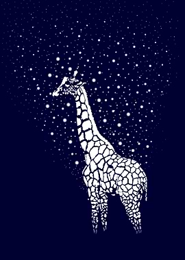 Hollow-Albino Giraffe