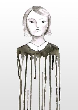 Dripping girl