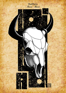 Buffalo Skull