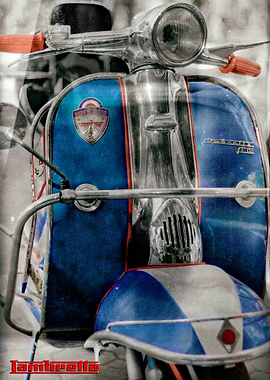 Vintage Lambretta scooter