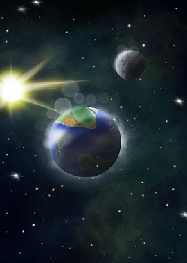 Evenscerna and Moon