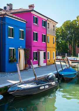 Colorful Burano in Italy