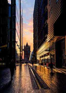 Sunrise on the South Bank