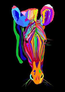 I am Colourful Zebra