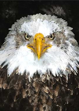 Watercolour Eagle