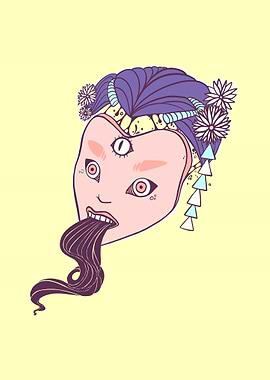 Geisha With Third Eye