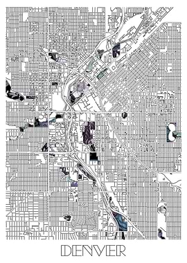 denver city map floral