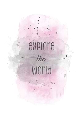 Explore the world pink