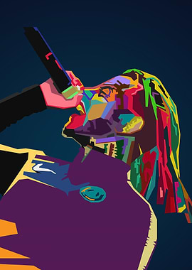 6ix9ine WPAP Pop Art