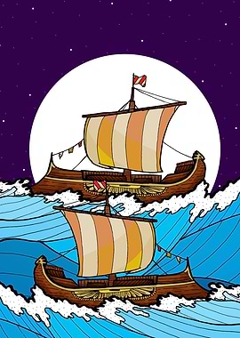 As the Greek ships sail