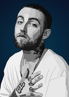 Mac Miller WPAP Pop Art