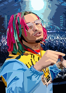 Lil Pump WPAP Pop Art
