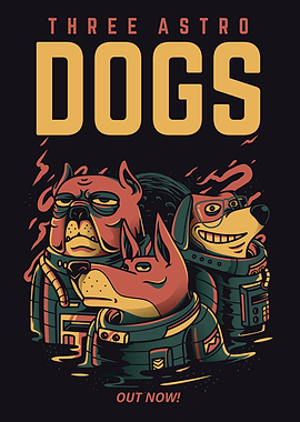 Thee astro dogs