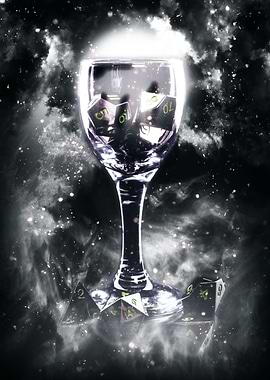 Dark Dice in Glass I